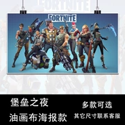 Pháo đài đêm Trò chơi áp phích Fortnite Trang trí xung quanh Ký túc xá Phòng ngủ Internet Cafe Trang trí hình nền - Game Nhân vật liên quan