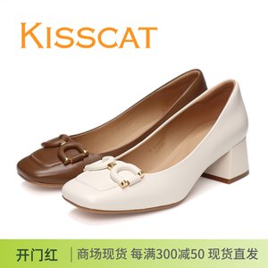 KISSCAT接吻猫粗跟鞋KA54110-12