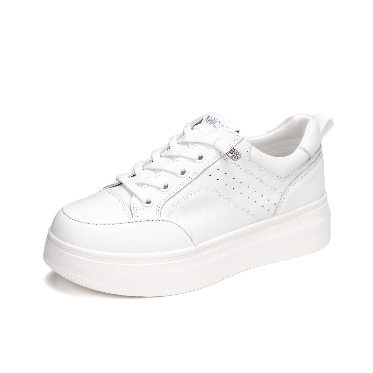 KADINA卡迪娜2026新款圆头厚底一脚蹬小白鞋休闲鞋女鞋KCS263301,女鞋,时尚休闲鞋,淘宝优惠券,粉丝福利购,淘宝优惠卷