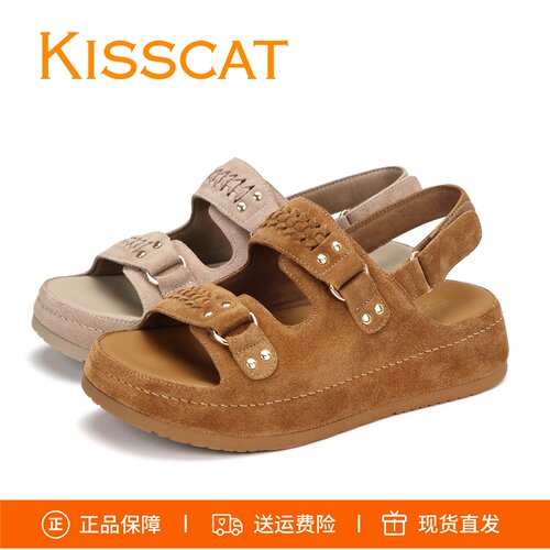 接吻猫增高勃肯鞋女鞋K76381A-51