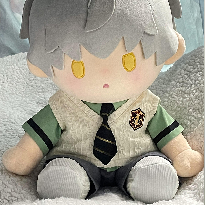 现货40cm厘米棉花娃娃娃衣一番赏套装青空昼长无属性坐姿玩偶衣服