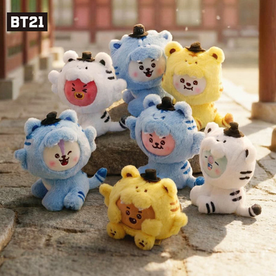 BT21老虎系列毛绒变装玩偶公仔