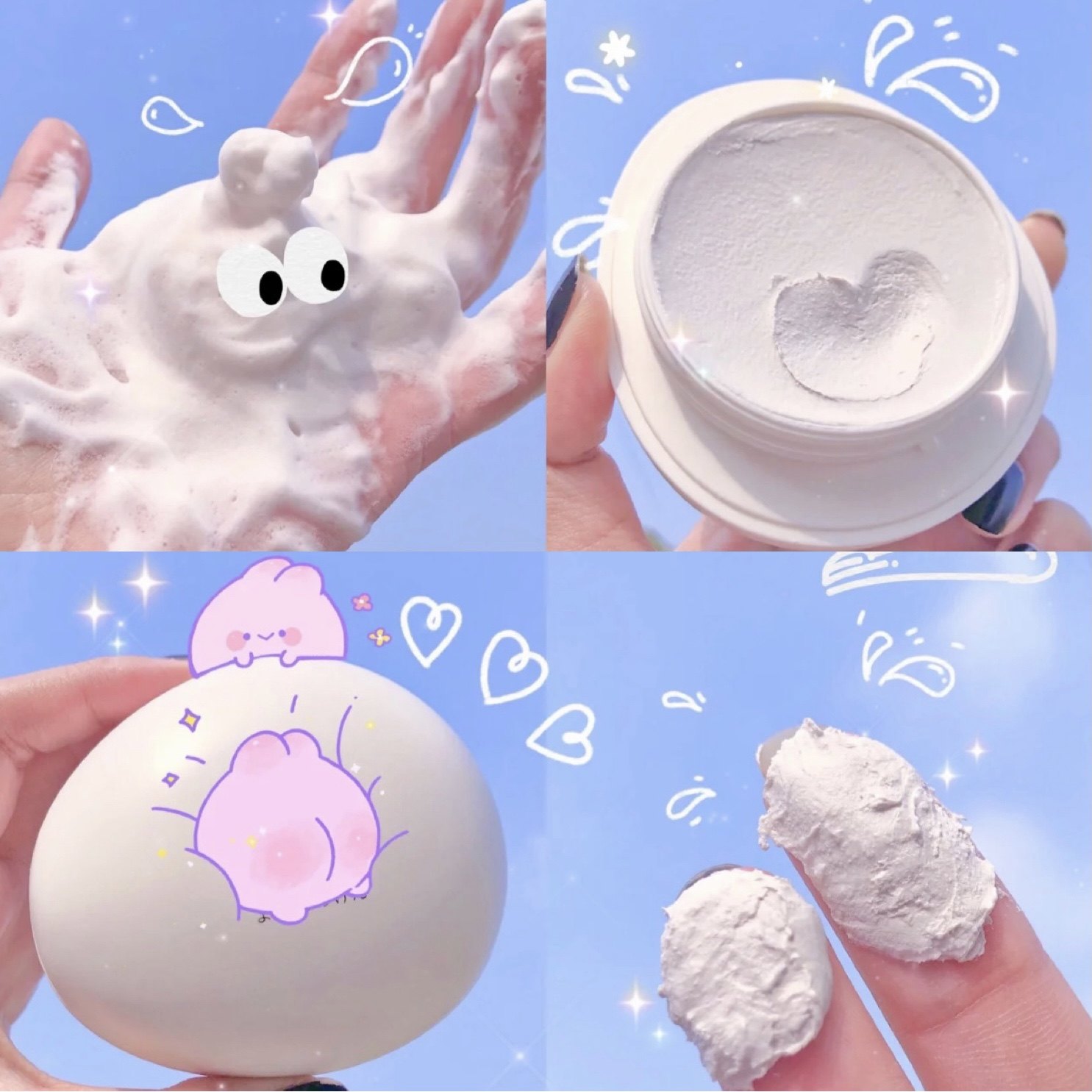 Bubbles Dense   |   goods in stock Japan    however ash Facial Cleanser Deep cleaning   Goose eggs Cleansing