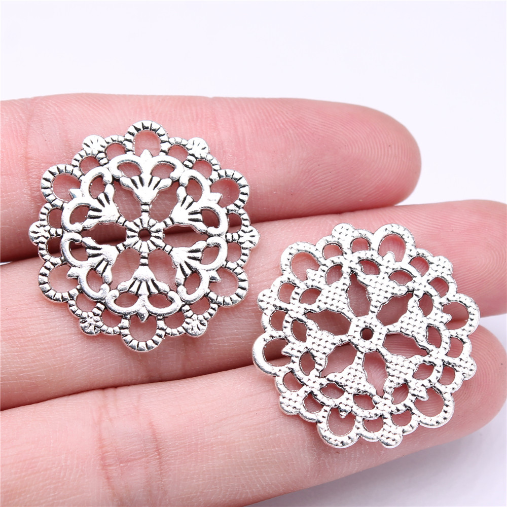 10个/包 29x29mm 多色DIY饰品配件花片吊坠 ABD-