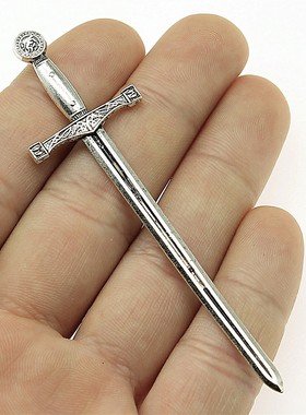 5个/包 85x23mm 古银色 DIY饰品配件长剑 击剑吊坠 ABD-C12624