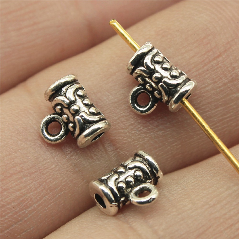 20个/包 7x7x4mm 多色 DIY饰品配件 挂头三通挂头 ABD-C12863