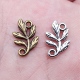包 10x15mm 多色DIY饰品配件树叶连接件 20个 ABD C13696