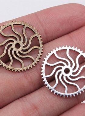 10个/包 25mm 多色锌合金材质 DIY饰品配件 齿轮吊坠 ABD-C10559