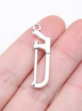 10个/包 30x9mm 多色手工配件DIY 锯吊坠 ABD-C11618