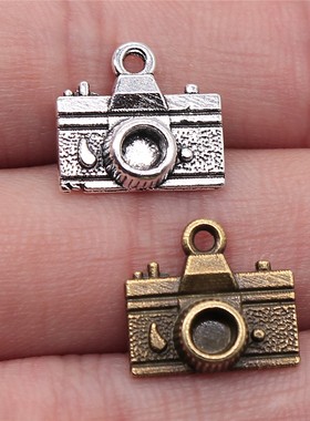 10个/包 15x14mm 多色DIY饰品配件 相机吊坠 ABD-C10031