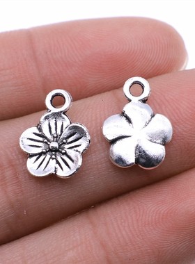 20个/包 11x15mm 多色锌合金材质 DIY饰品配件花吊坠 ABD-C13257