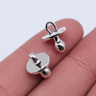 20个/包 14x10mm 多色DIY饰品配件奶嘴吊坠 ABD-C14297