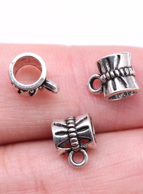 40个/包 10x7x7mm 多色 配件手工DIY 三通挂头吊坠 ABD-C14998