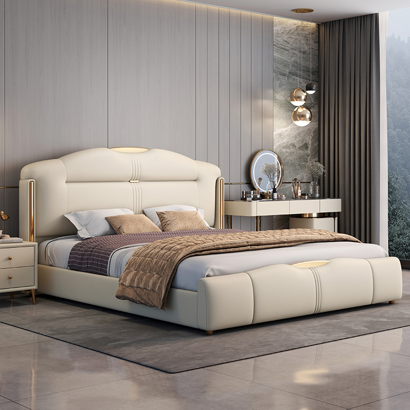 加宽大床2mx2米轻奢主卧床1米8