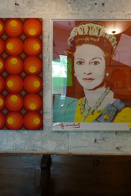 北京现货｜Andy Warhol 安迪沃霍尔原版中古海报《英国女王》