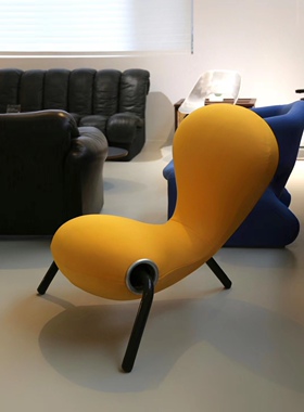 【Mhaus】现货意大利名椅 Cappellini Embyro 休闲椅 稀有黄色版