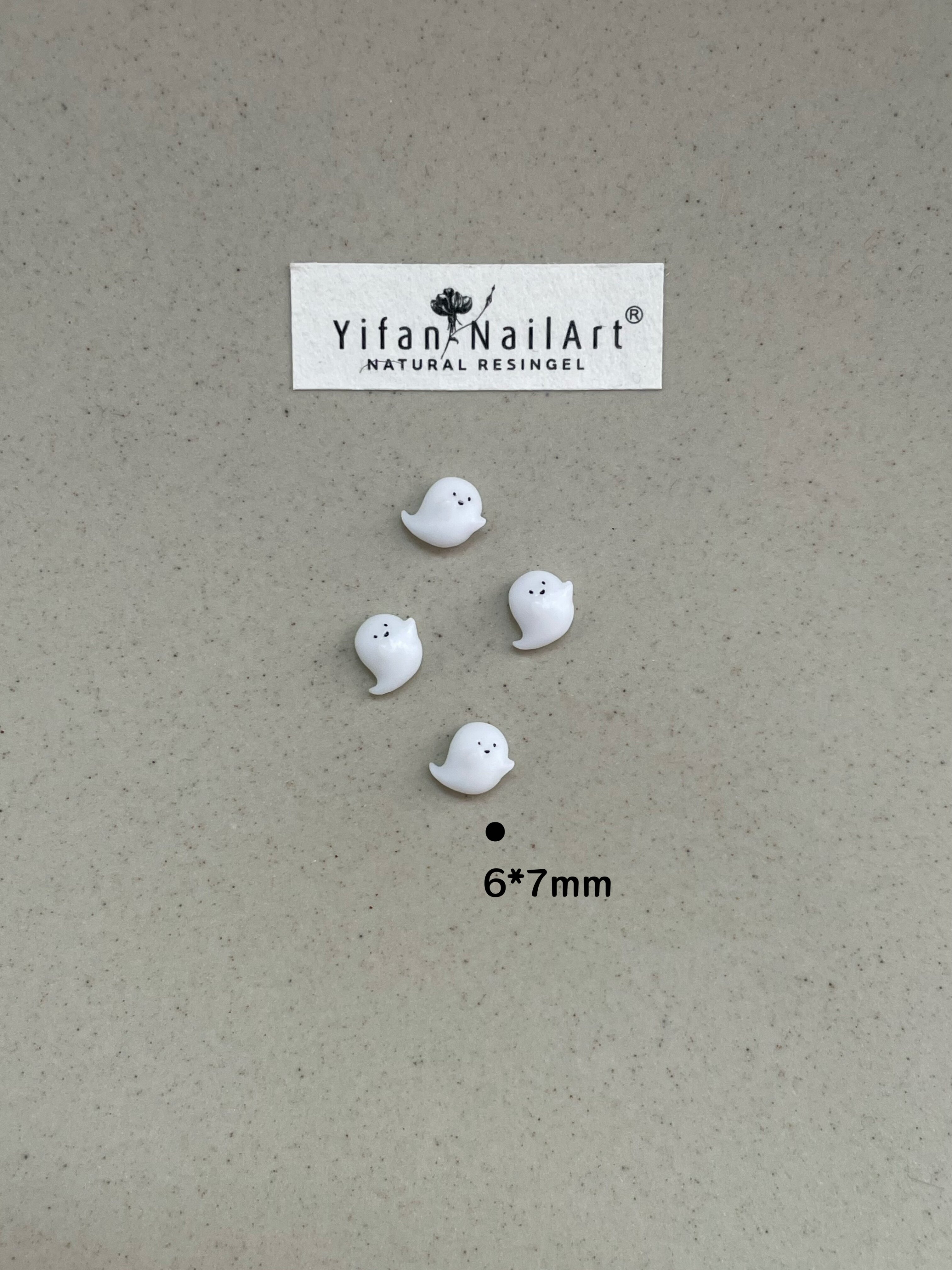 thumbnail for YIFANNAIL【Halloween】复古万圣南瓜Kitty可爱鬼骷髅美甲饰品S78