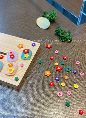 花纪 . 复古磨砂小fafa 泫雅风五瓣小花 可爱鸡蛋花 美甲饰品 N18