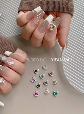 YIFANNAIL 天马行空.甜辣粉色 西太后土星美甲饰品N11