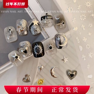 YIFAN 希腊神话 太阳神美甲饰品埃及图腾烫金美甲贴纸J83F42M4