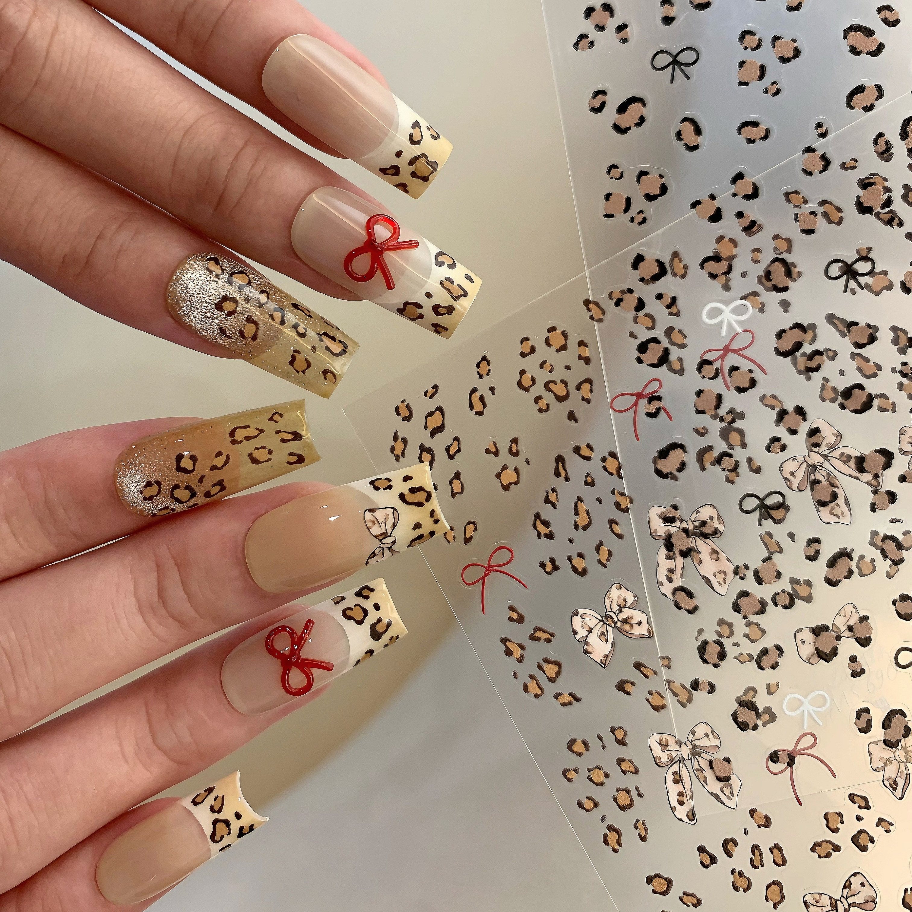 YIFANNAIL【入秋豹纹】甜酷辣妹风 简约豹纹美甲贴纸J195,彩妆/香水/美妆工具,美甲工具,淘宝优惠券,粉丝福利购,淘宝优惠卷