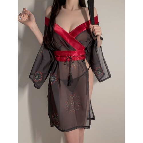 性感复古风绑带肚兜古代汉服寝服