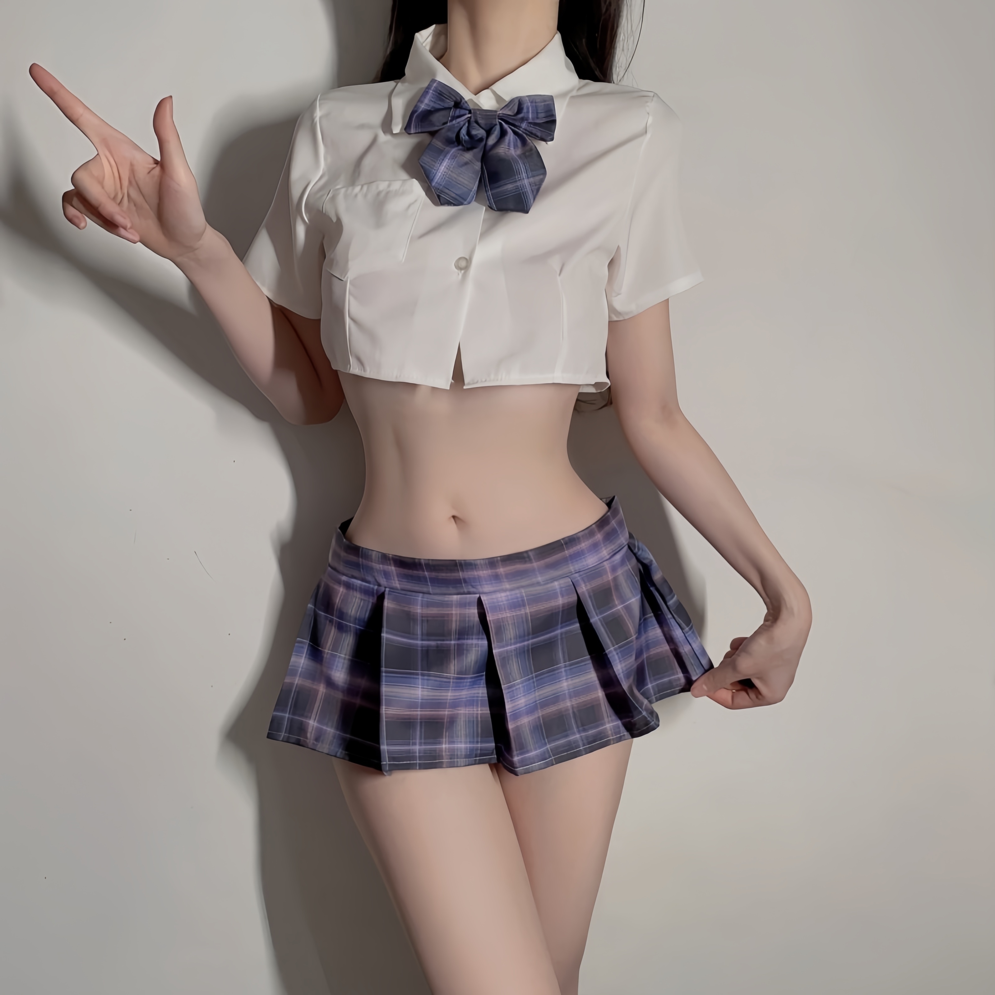 性感JK辣妹百褶裙制服女纯欲学院风甜美内衣性感水手服超短裙套装