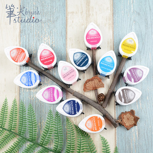 日本Tsukineko月猫印台MD 橡皮章水滴印章手账/帐/KODOMO印章