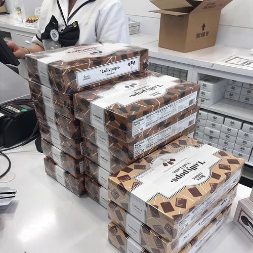 美国进口包邮巧克力棒棒糖