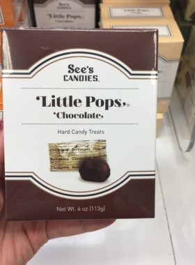 美国See's candies时思Sees迷你糖113g混合巧克力咖啡奶油香块糖