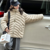排骨风加厚棉衣女中大童冬季 爆款 羽绒棉棉袄 2026新款 女童外套冬装