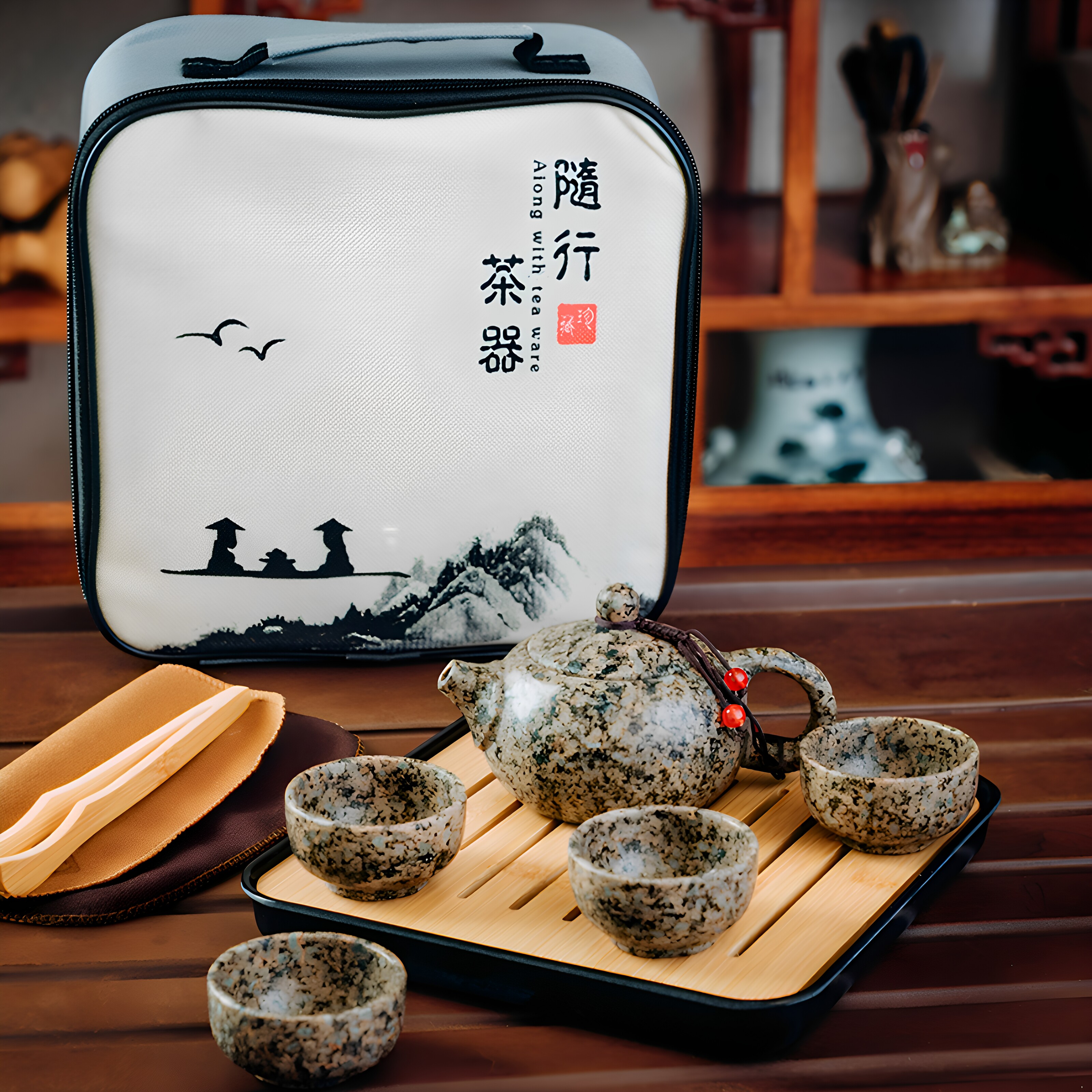 麦饭石茶壶原石精工补充矿物质图片