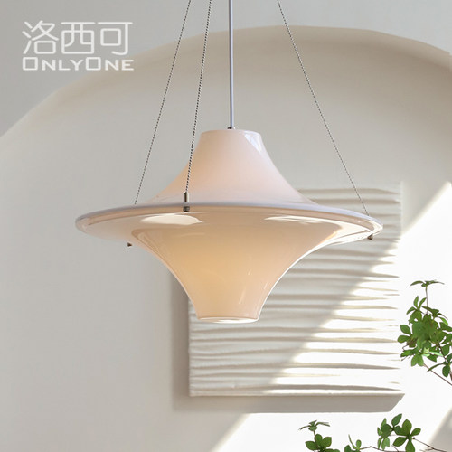 洛西可中古亚克力吊灯法式