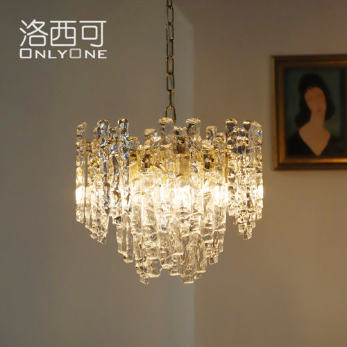洛西后现代风奢华冰条玻璃吊灯
