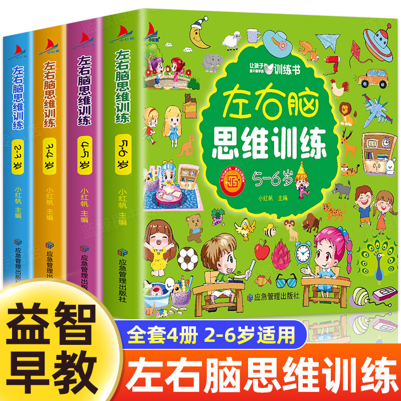 儿童左右脑全脑开发思维训练书图片