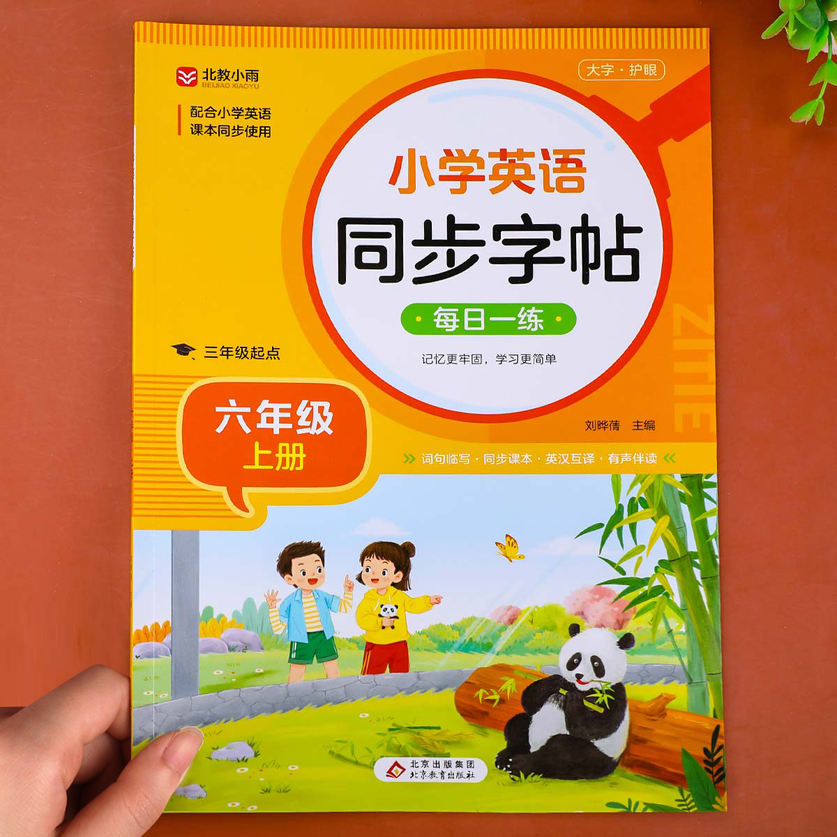 六年级英语字帖上册+下册人教版 同步练字帖小学生6年级上学期单词字母书写描红每日一练课本教材书衡水体PEP三年级起点抄写本RJ