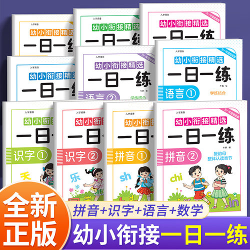 全套10册幼小衔接一日一练