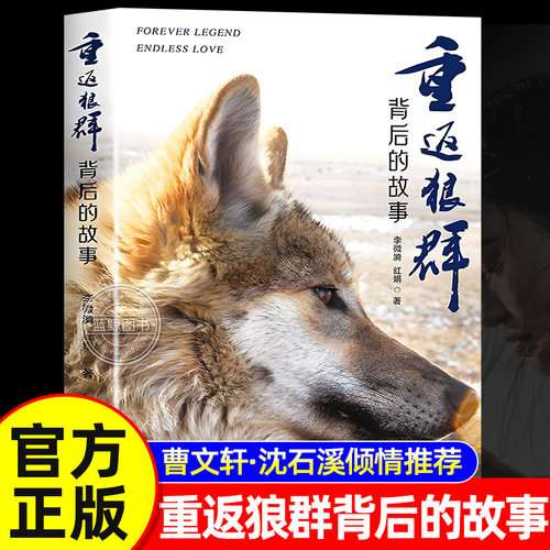重返狼群背后的故事 正版 李微漪 红娟著 海南出版社 一部人狼情未了的旷世传奇 探寻人与自然和谐之道 中学生小学生课外阅读书籍