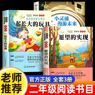 阅读成就未来25冬二年级推荐阅读全套小灵通漫游未来一起长大的玩具愿望的实现注音版二年级下必读课外书26寒假小雏菊丛书奇怪的船