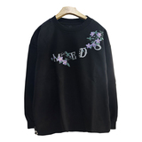 Q53-P78控108设计高级感百搭套头重磅圆领印花休闲美食卫衣T恤黑，男装T恤，电商A208