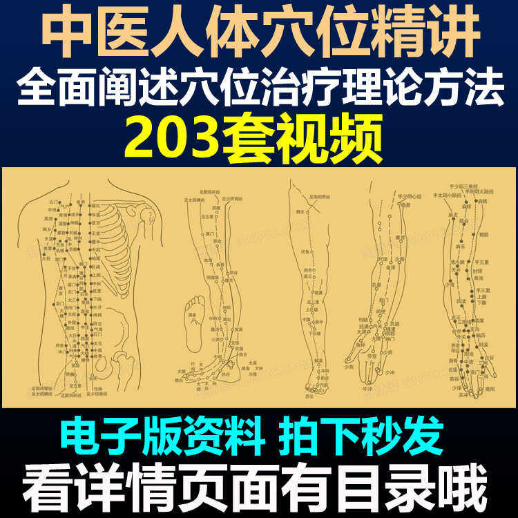 中医人体穴位全套精讲高清视频取穴人体经络穴位讲解送视频直播课,商务/设计服务,设计素材/源文件,淘宝优惠券,粉丝福利购,淘宝优惠卷