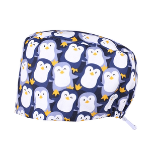 蝶芭朵手术帽女纯棉医生工作帽厚款护士帽手术室专用帽化疗帽子男