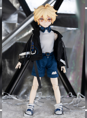 YMY娃衣ob22/24娃衣 花猫猫套装ob23男体衣服小八分1/8兵人素体衣