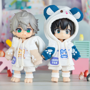 OB11娃娃YMY娃衣动物系娃衣12分bjd娃娃衣服  ob11胖梨体衣服