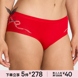 女冬 舒适中腰包臀内裤 5件278 2025维密大秀系列蝴蝶结经典