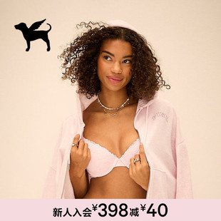 直降158 花漾蕾丝饰边舒适文胸内衣女冬 2025维密大秀系列PINK