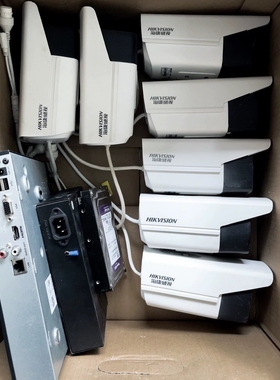 二手海康威视200万400万poe监控套装高清200万红外监控套装H.265