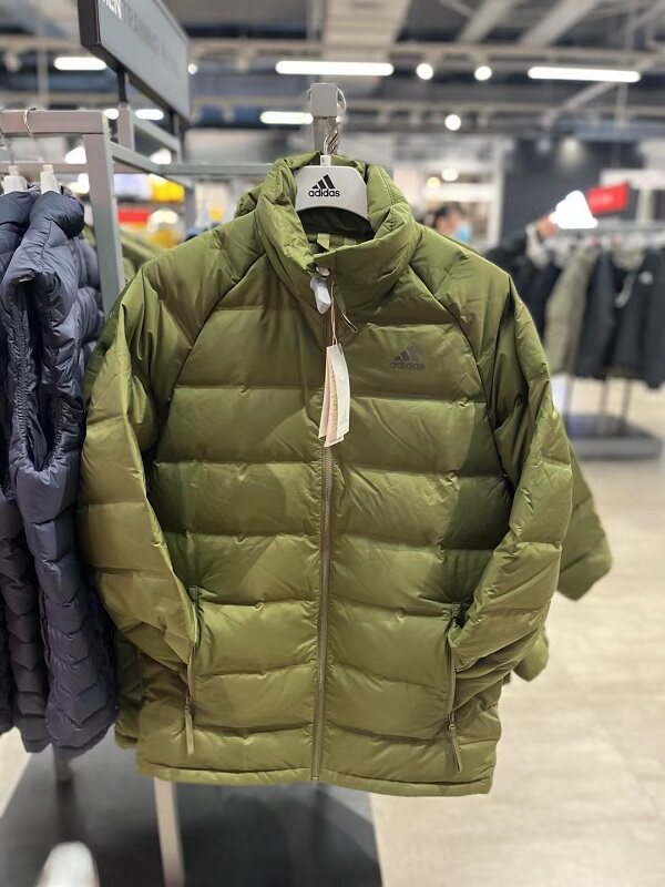 Adidas/阿迪达斯 男子冬季鸭绒轻薄款防风保暖羽绒服 GT9197