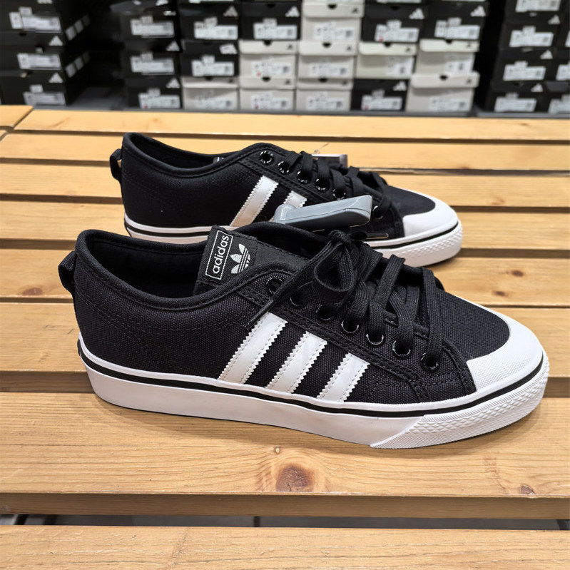 adidas耐磨NIZZA帆布鞋板鞋