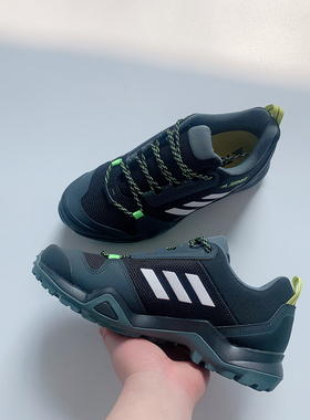 adidas阿迪达斯男子TERREX AX3防滑耐磨户外运动休闲登山鞋FX4575